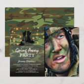 出征・帰還パーティー 招待状 (正面/裏面)