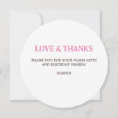 出恋しく思る サンキューカード (裏面)