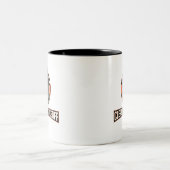 出撃準備完了!陸軍ママ コーヒーマグ ミリタリー ツートーンマグカップ (中央)