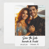 出日平型カード セーブザデート (正面/裏面)