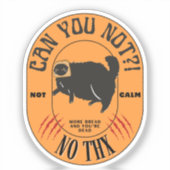 出来ない シール (正面)