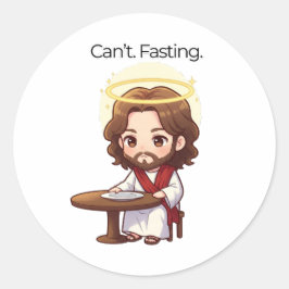 出来ない。断食。 – イエスは反応する ラウンドシール