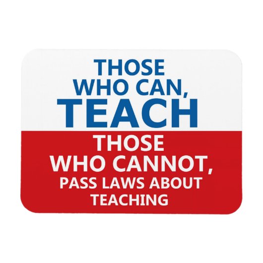 出来る教え者と屈できない者 マグネット (横)