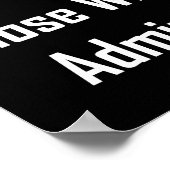 出来る教え者は管理できない者 ポスター (角)