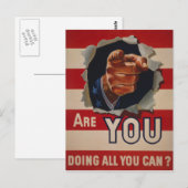 出来る限りの事を？ ポストカード (正面/裏面)