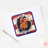 出来る限りの事を?救ステッカー スクエアシール (封筒)