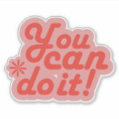 出来る！ステッカー シール (正面)