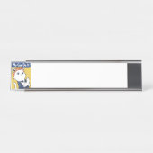 出来る!ホワイトキャットロージー・ザ・リベッター デスクネームプレート (正面)