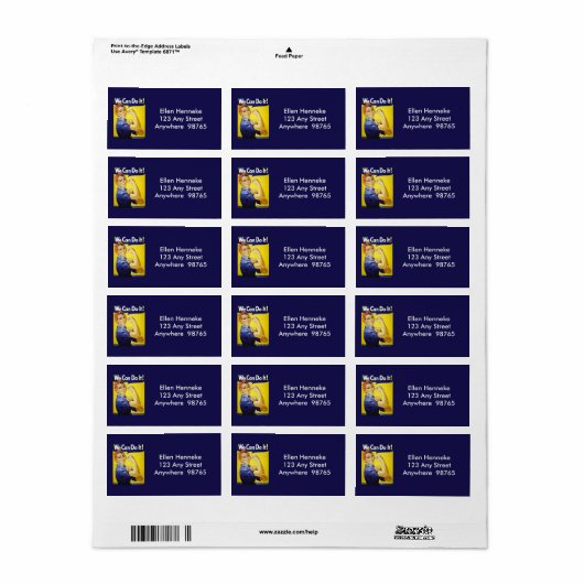 出来る! ラベル (フルシート)