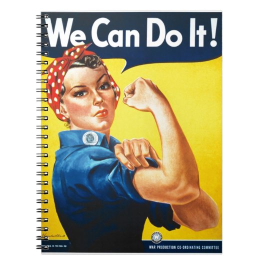 出来る!-リベターヴィンテージアイコン ノートブック (正面)