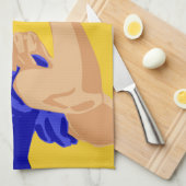 出来る！Rosie The Riveter WWIIのポスター キッチンタオル (四つ折り)