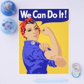 出来る！Rosie The Riveter WWIIのポスター チラシ (シングル)