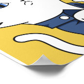 出来る！White Cat Rosie the Riveterポスター ポスター (角)