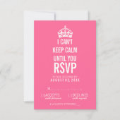 出欠の返保事が出るまで落ち着かない 出欠カード (正面)