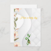 出欠カード (正面/裏面)