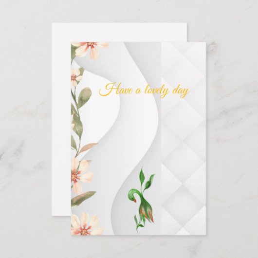 出欠カード (正面/裏面)