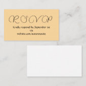 出欠カード エンクロージャーカード (正面/裏面)