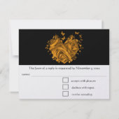 出欠カード - 5 x 7サイズの招待状が必要です (正面)