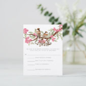 出欠カード - 5 x 7サイズの招待状が必要です (スタンド正面)