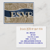 出欠ハガキ エンクロージャーカード (正面/裏面)