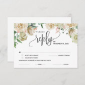 出欠確認カード, 返信カード, 返事 付属カード エンクロージャーカード (正面/裏面)