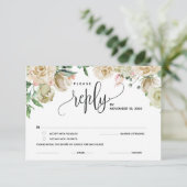 出欠確認カード, 返信カード, 返信 付属カード エンクロージャーカード (スタンド正面)