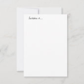 出欠確認 出欠カード (裏面)