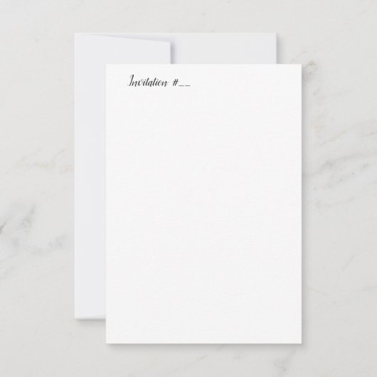 出欠確認 出欠カード (裏面)