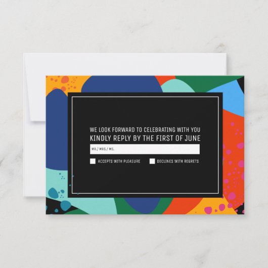 出欠確認 | Night at the Museum 招待状 (正面)