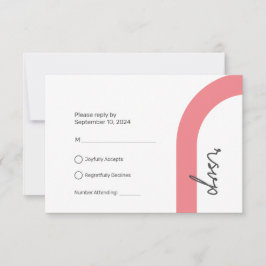 出欠返信カード | クラシックスタイル 出欠カード