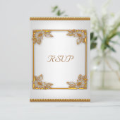 出欠 エレガント イベント ゴールド シルバー ホワイト (スタンド正面)