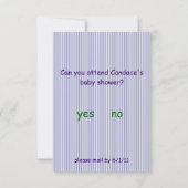 出欠 招待状 (裏面)