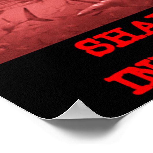 出没したサメ ポスター (角)