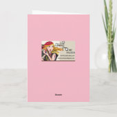 出演者「シルバー球」グリーティングカード カード (裏面)