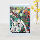 出演者「金ゴールドマス」グリーティングカード カード (黄色い花)