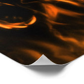 出火：ポスター38x38 ポスター (角)