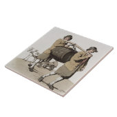 「出版されるイギリスの衣裳」からの醸造業者、 タイル (側面)