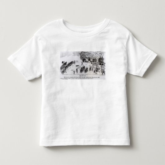 出版される退去1775年 トドラーTシャツ (正面)