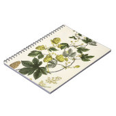 出版される「若いLandsman」からのホップのつるは、竸います ノートブック (左側)