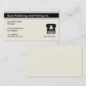 出版し、印刷する本 名刺 (正面/裏面)