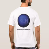 出版するKLN LLC Tシャツ (裏面)