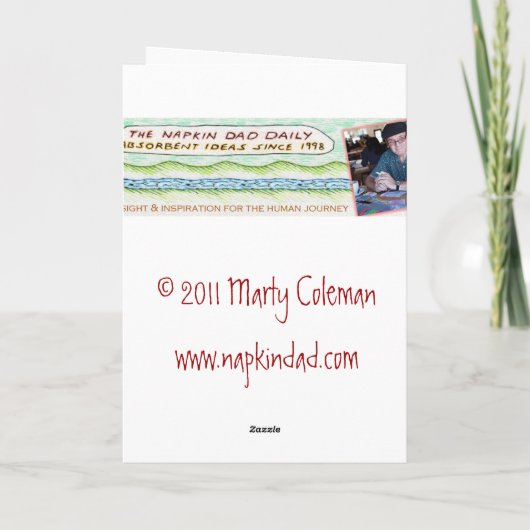 出版物のお祝い! カード (裏面)