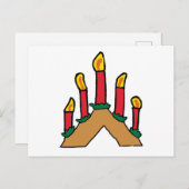 出現のキャンドル ポストカード (正面/裏面)