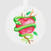 出現のJesseの木のヘビ オーナメント (正面)
