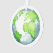 出現のJesseの木の地球 オーナメント (正面)