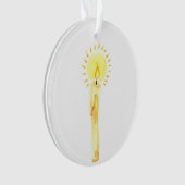 出現のJesseの木の蝋燭 オーナメント (正面)