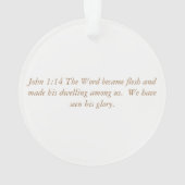 出現のJesseの木切り株 オーナメント (裏面)