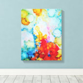 出現抽象芸術アルコ絵画ールインク キャンバスプリント (インサイチュ (ウッドフロア))