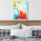 出現抽象芸術アルコ絵画ールインク キャンバスプリント (インサイチュ (寝室))
