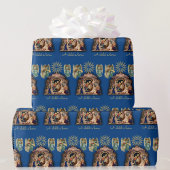 出生とエンジェルズクリスマスベビーイエズクオリティ ラッピングペーパー